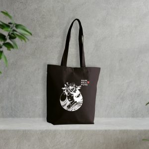 Peony woman - HW Totebag Black