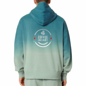 COFFEEHEART Unisex Dip Dye Hoodie