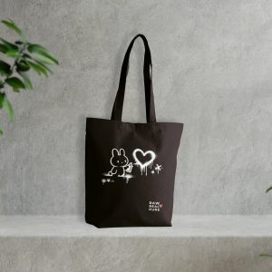 Spraycan Bunny - HW Tote Bag black
