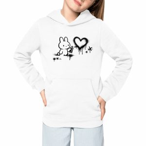 Spraycan Bunny - KIDS LW Hoodie