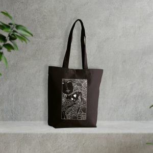 CONNECT - Organic tote bag (black)