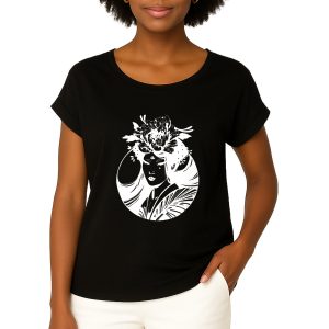 Peony woman - Organic basic tee